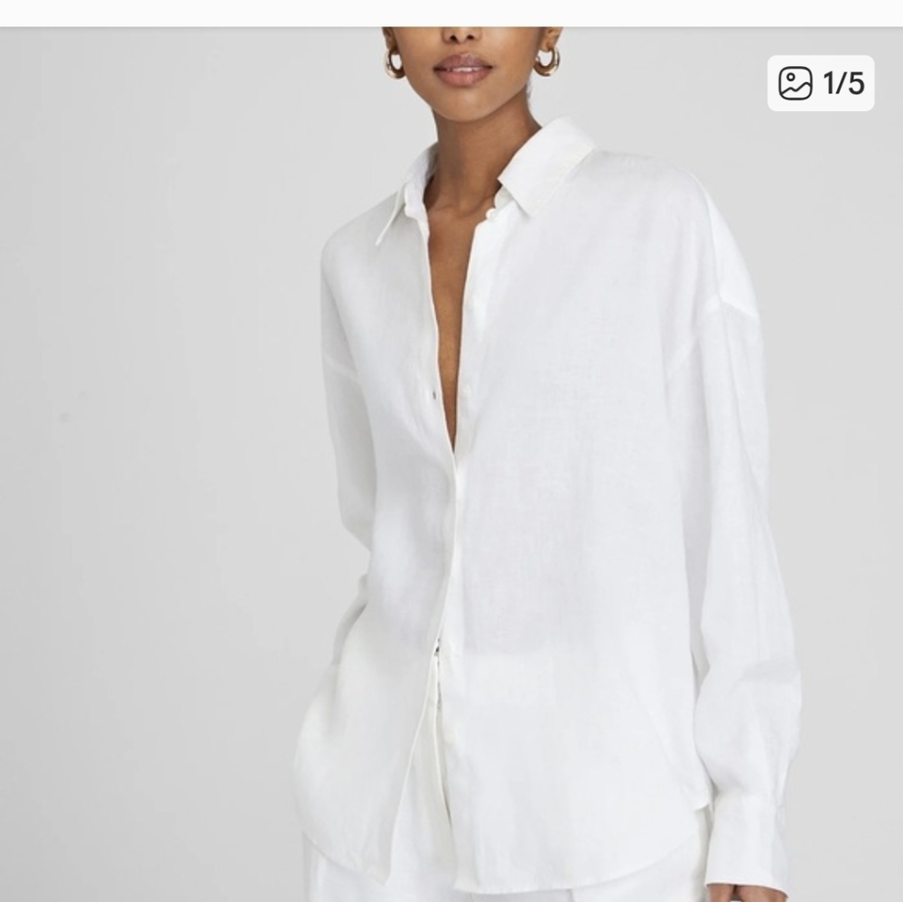 Club Monaco Classic White Shirt